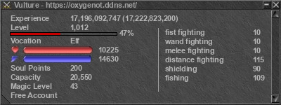 Signature for player Vulture