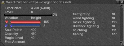 Signature for player Weed Catcher