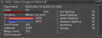 Signature for player Willy