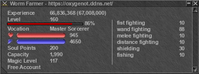 Signature for player Worm Farmer