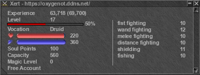 Signature for player Xert