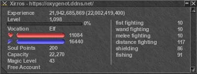 Signature for player Xirros