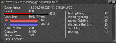 Signature for player Yazonix