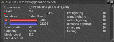 Signature for player Yue Lin