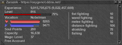 Signature for player Zarazek