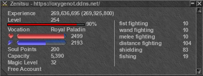 Signature for player Zenitsu