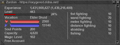 Signature for player Zordon